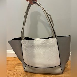 Botkier Soho Leather Tote in Smoke Combo